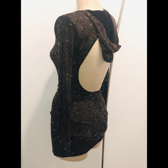 green emerald velvet dress Entering Oak Bluffs Luxe Sequin Hoodie Dress – Dorian Elise main image 1
